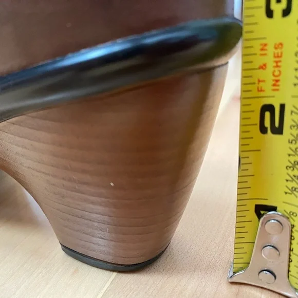 Dansko Kahlua Pull Comfort Leather Clogs Heels Mary Jane Shoes - Picture 13 of 13